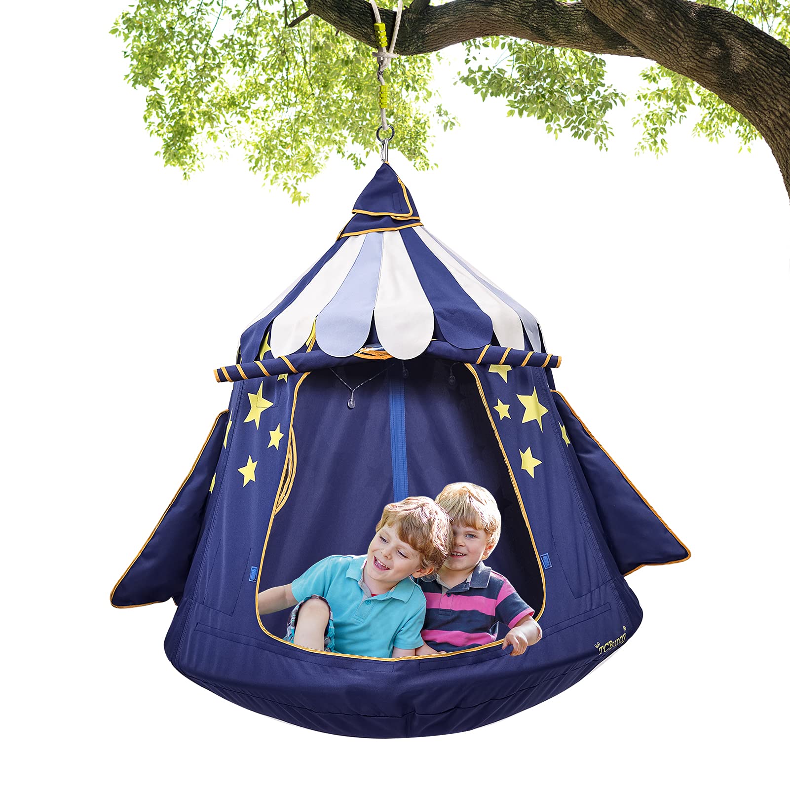 ツリーテント Amazon | TCBunny 直径44インチ 吊り下げツリーテント 防水スイング